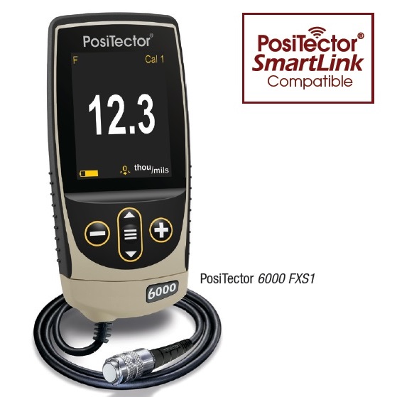 PosiTector 6000 FXS1/FXS3電磁式膜厚計 (鋼鐵2,000um)