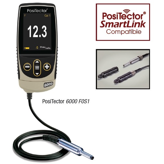 PosiTector 6000 F0S1/F0S3電磁式微小探頭膜厚計 (鋼鐵1150um)