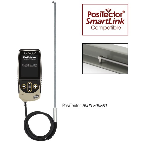 PosiTector 6000 F90ES1/F90ES3電磁式微小探頭膜厚計 (鋼鐵1150um)