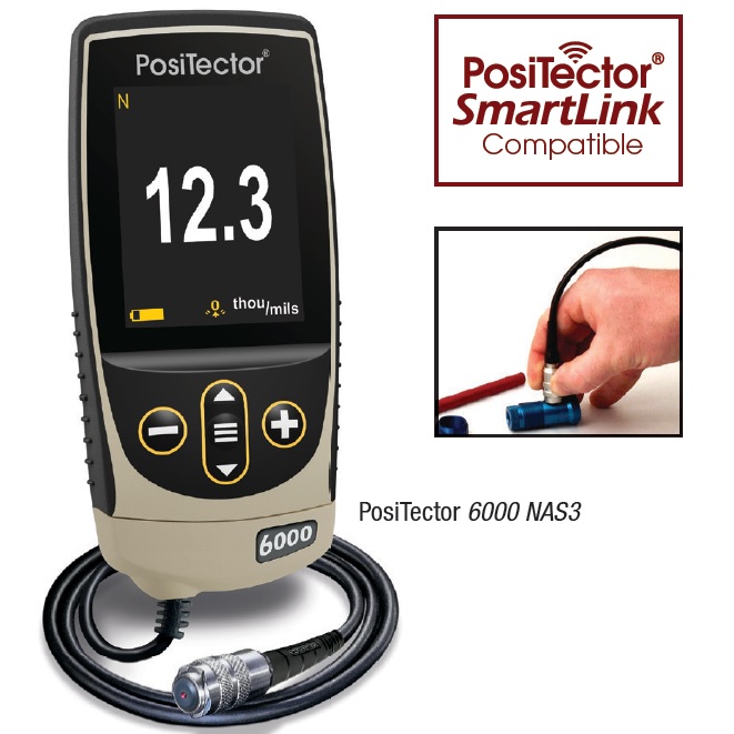 PosiTector 6000 NAS1/NAS3陽極處理專用膜厚計 (鋁合金等625um)
