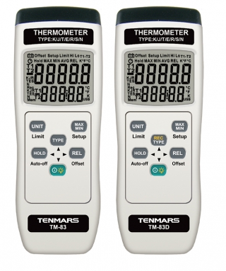 TM-83/ TM-84  K/J/T/E/R/S/N型數字式溫度計